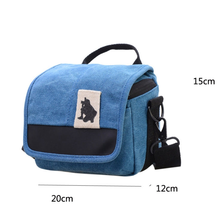 Micro Single Telephoto Camera Bag Canvas Single Shoulder Photography Digital Bag