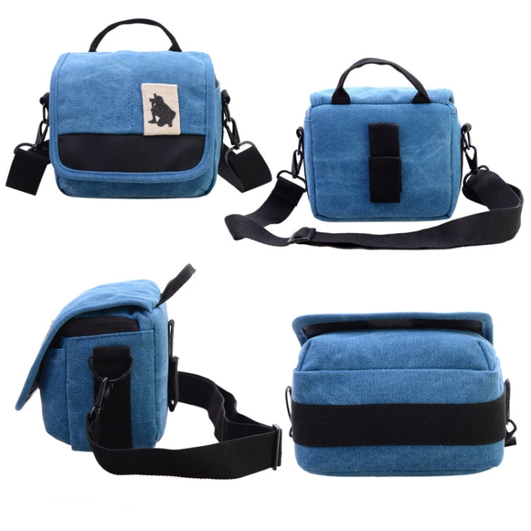 Micro Single Telephoto Camera Bag Canvas Single Shoulder Photography Digital Bag