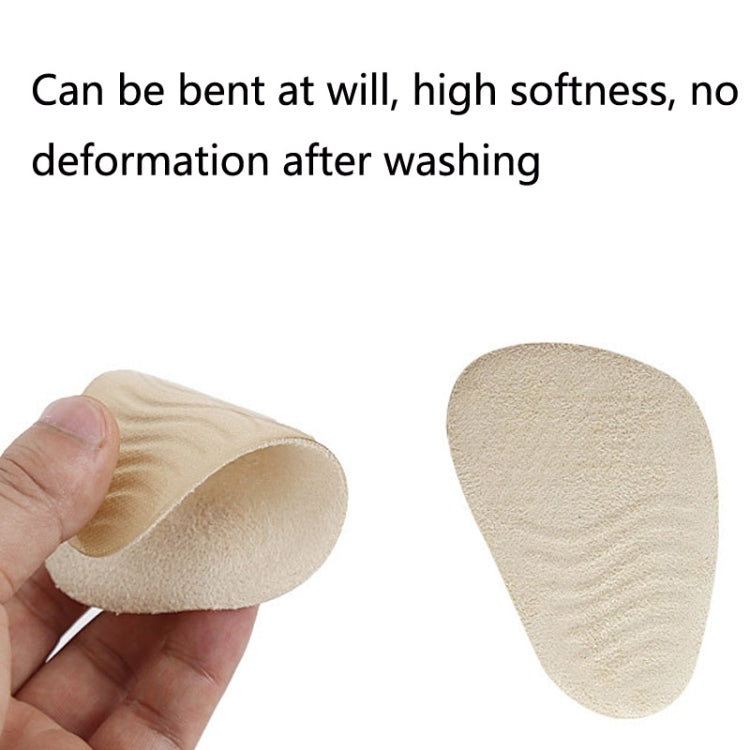 5 Pairs Anti-Slip Sole Pads For High Heels Gel Crystal Comfortable Half Pads, Colour: Transparent