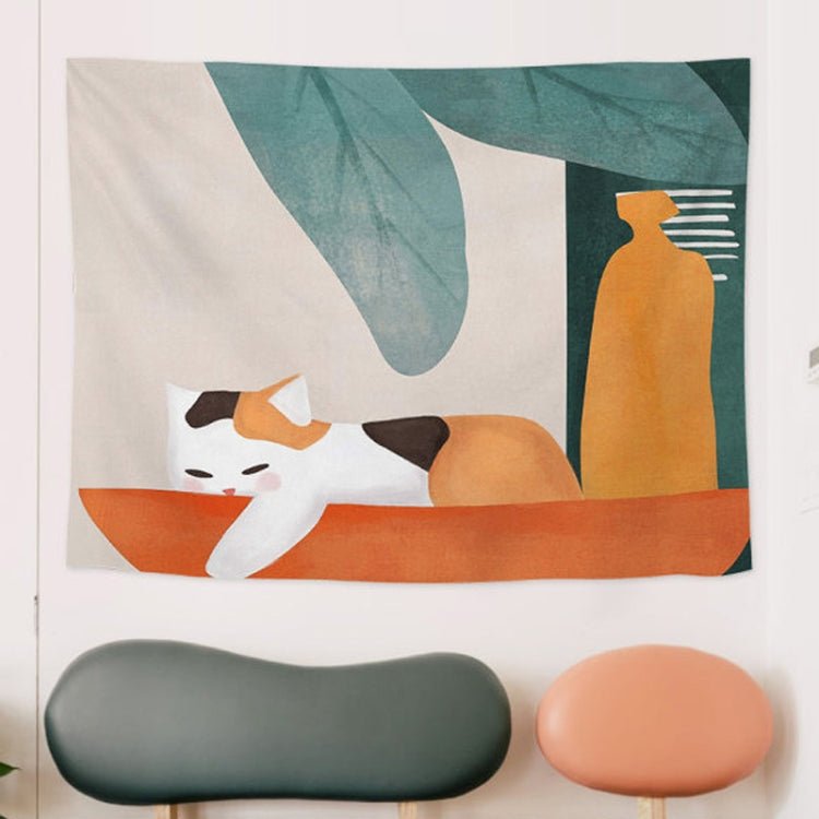 Fabric Tapestry Exaggerated Abstract Style Hanging Background Covering Cloth, Size: 150x130cm