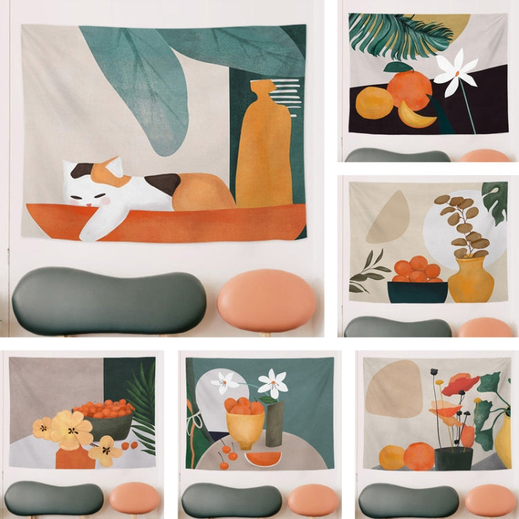 Fabric Tapestry Exaggerated Abstract Style Hanging Background Covering Cloth, Size: 150x130cm