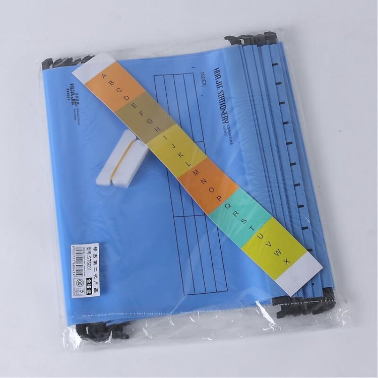 12 PCS Office A4 Size Reinforced Hanging Clip Plastic Folder