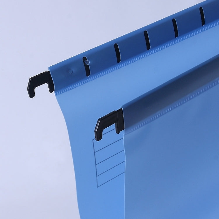 12 PCS Office A4 Size Reinforced Hanging Clip Plastic Folder