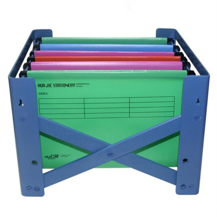 12 PCS Office A4 Size Reinforced Hanging Clip Plastic Folder