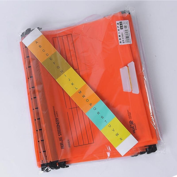 12 PCS Office A4 Size Reinforced Hanging Clip Plastic Folder