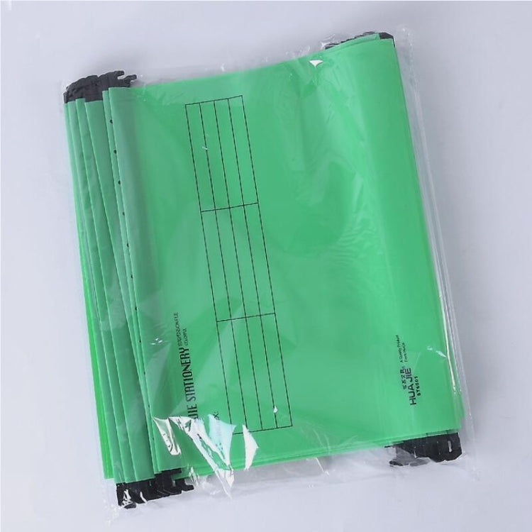 12 PCS Office A4 Size Reinforced Hanging Clip Plastic Folder