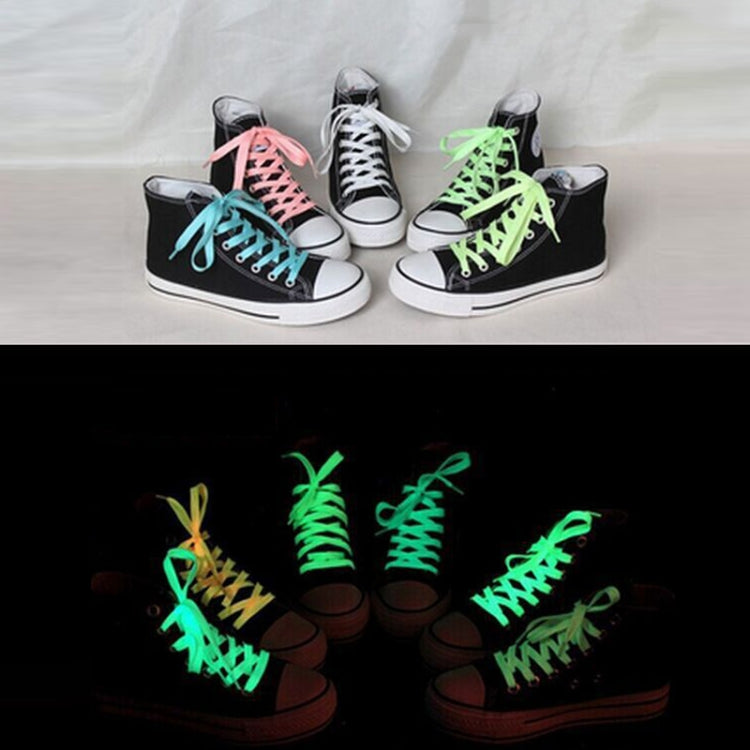 2 Pairs Luminous Lace Fluorescent Self-illuminating Shoes Laces, Length:1m