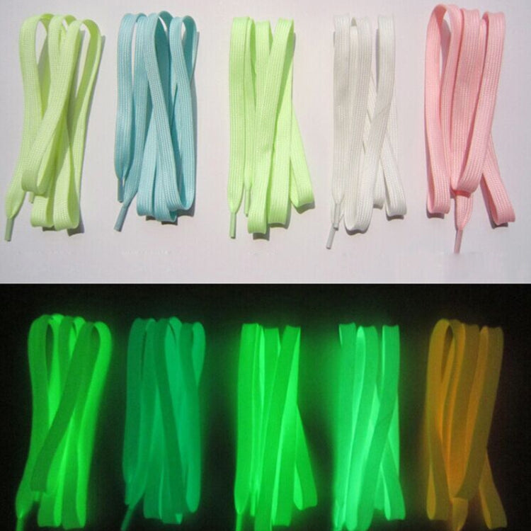 2 Pairs Luminous Lace Fluorescent Self-illuminating Shoes Laces, Length:1m