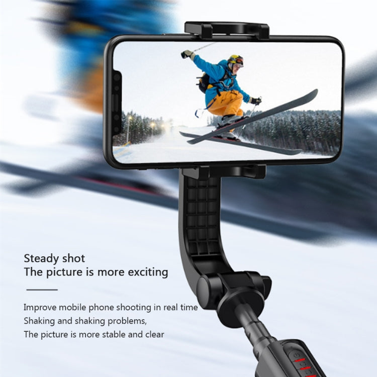 XYK-19017 Smart Anti-Shake Single Axis Stabilizer Retractable Mobile Phone Selfie Stick Video Live Tripod With Bluetooth Remote Control(Black)
