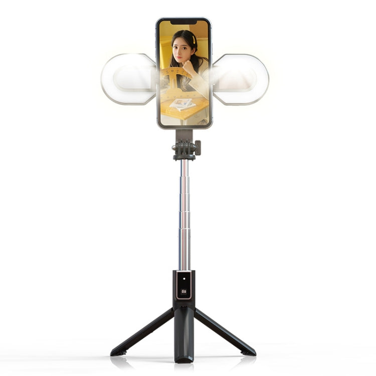 P40S-M Rotating Horseshoe Lamp Led Double Fill Light Bluetooth Selfie Stick Anchor Live Broadcast Bracket