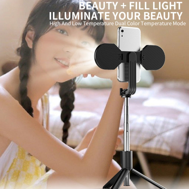 P40S-M Rotating Horseshoe Lamp Led Double Fill Light Bluetooth Selfie Stick Anchor Live Broadcast Bracket