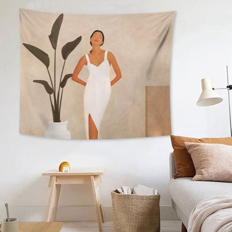 Fabric Tapestry Exaggerated Abstract Style Hanging Background Covering Cloth, Size: 150x130cm