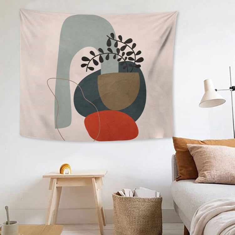 Fabric Tapestry Exaggerated Abstract Style Hanging Background Covering Cloth, Size: 150x130cm