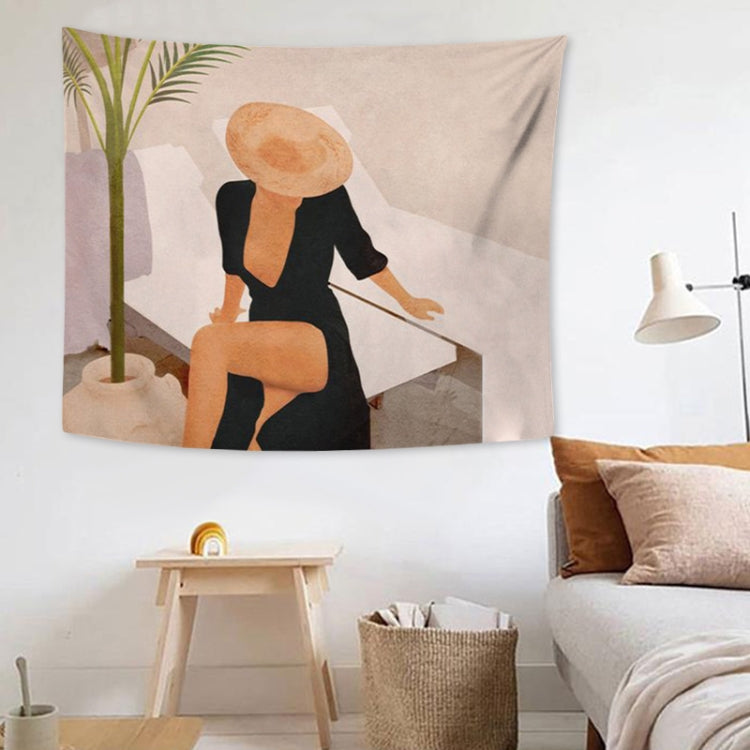 Fabric Tapestry Exaggerated Abstract Style Hanging Background Covering Cloth, Size: 200x150cm
