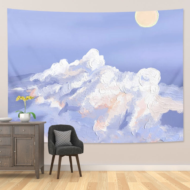 Girl Heart Oil Painting Wallpaper Background Cloth Room Decoration Hanging Cloth, Size: 150x100cm