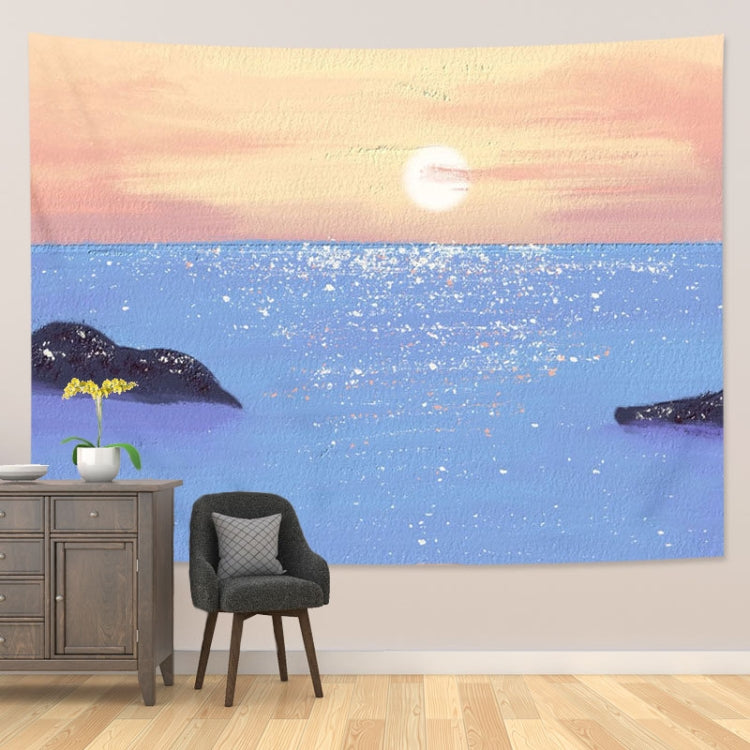 Girl Heart Oil Painting Wallpaper Background Cloth Room Decoration Hanging Cloth, Size: 150x100cm