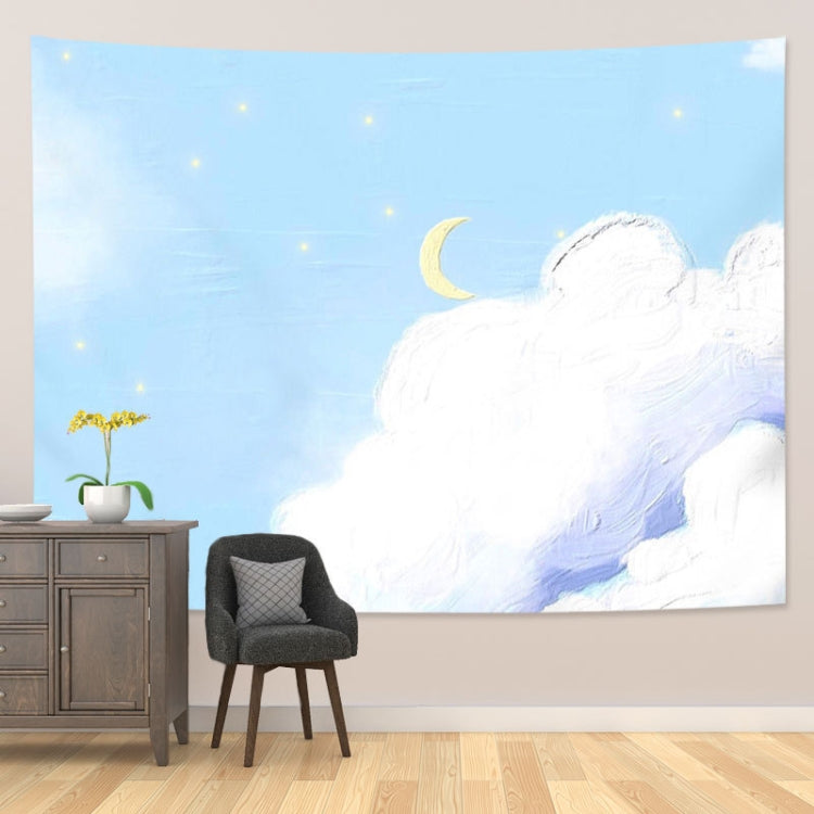 Girl Heart Oil Painting Wallpaper Background Cloth Room Decoration Hanging Cloth, Size: 150x130cm