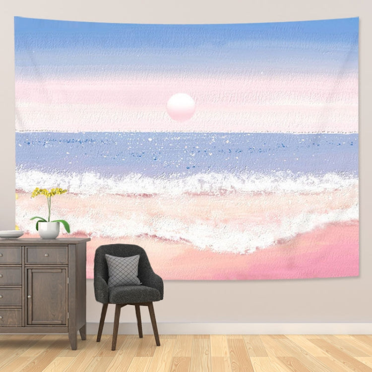 Girl Heart Oil Painting Wallpaper Background Cloth Room Decoration Hanging Cloth, Size: 150x130cm