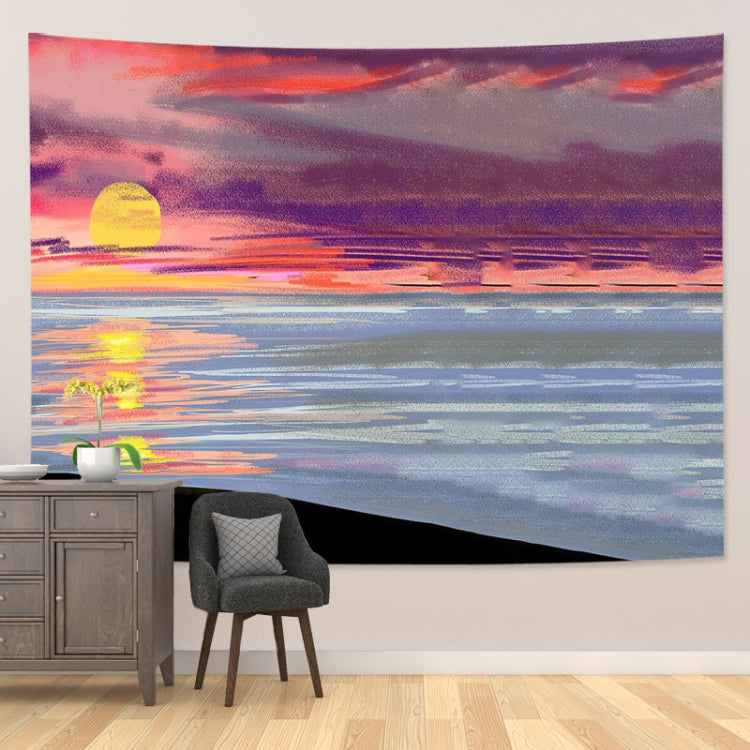 Girl Heart Oil Painting Wallpaper Background Cloth Room Decoration Hanging Cloth, Size: 200x150cm