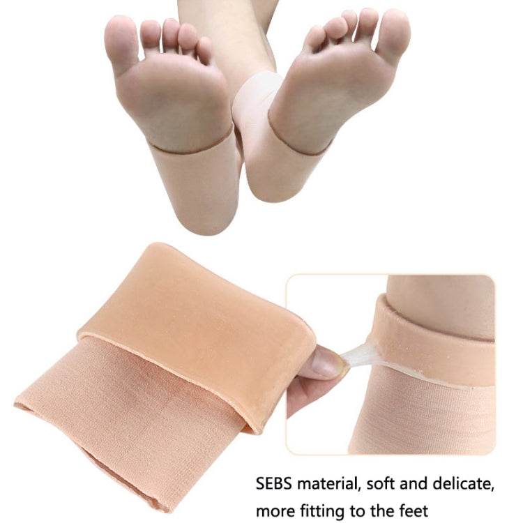 1 Pair SEBS Heel Protector Foot Socks, Size: Free Size(Skin Color)
