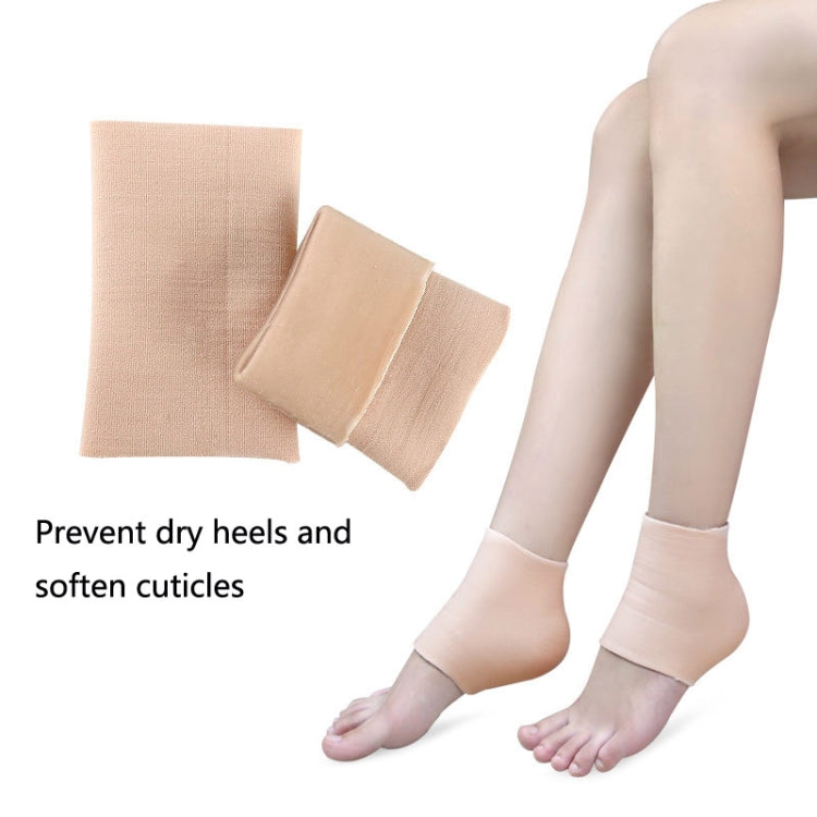 1 Pair SEBS Heel Protector Foot Socks, Size: Free Size(Skin Color)
