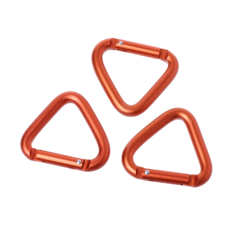10PCS Triangle Carabiner Outdoor Camping Hiking Keychain Snap Clip Hook Kettle Buckle Carabiner Accessories