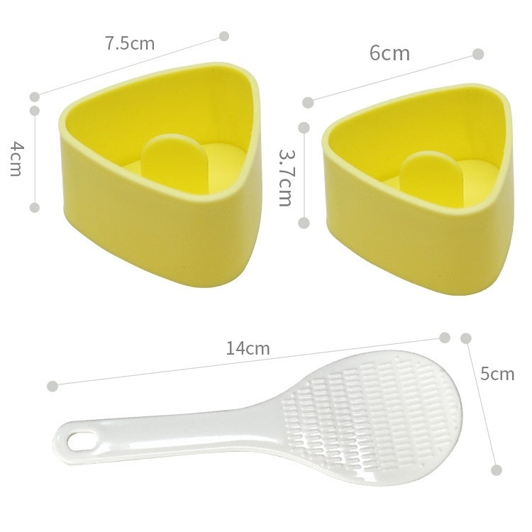 2 Packs Children Seaweed Rice Ball Mold Sushi Triangle Rice Ball DIY Tool Set