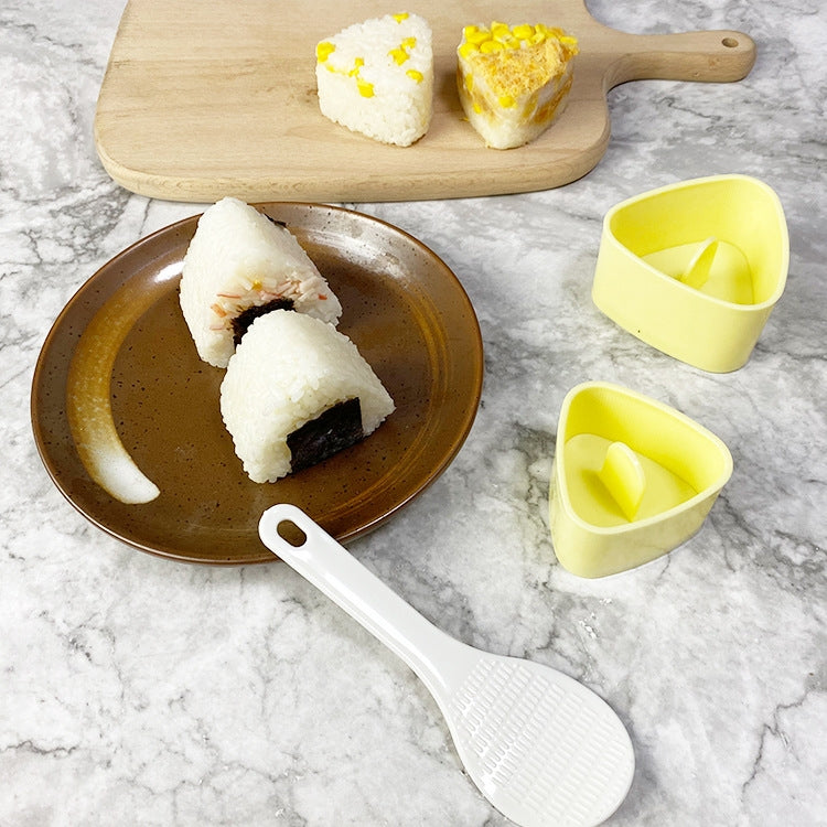 2 Packs Children Seaweed Rice Ball Mold Sushi Triangle Rice Ball DIY Tool Set