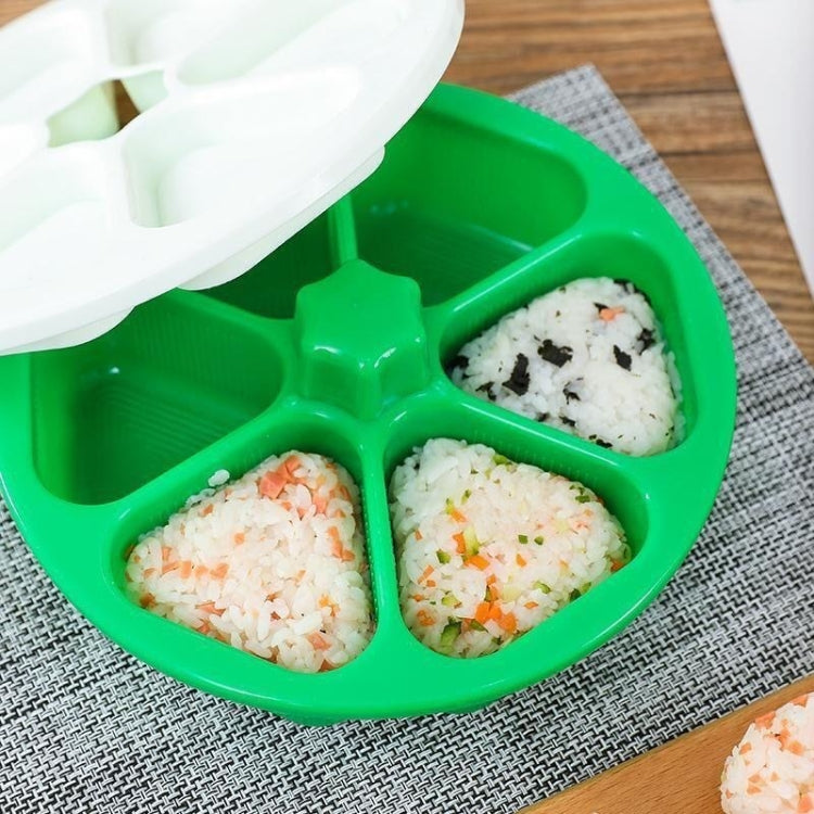 2 PCS 6 In1  Sushi Triangle Rice Ball Bento Box Mould