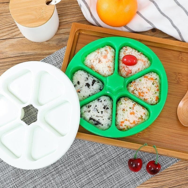 2 PCS 6 In1  Sushi Triangle Rice Ball Bento Box Mould