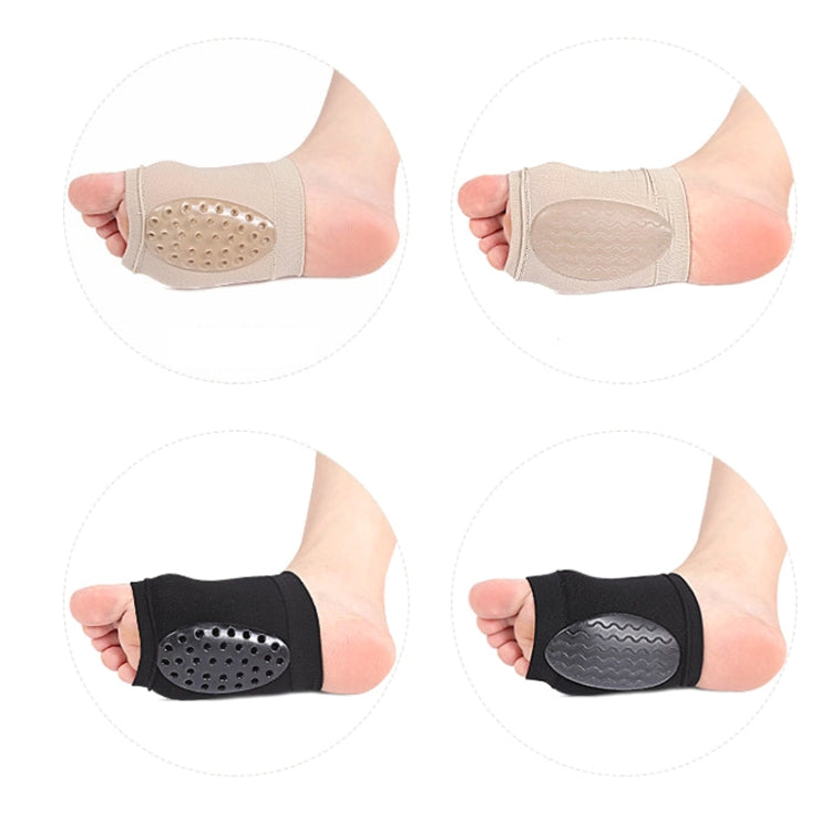 2 Pairs Elastic Bandage Bow Socks Flat Foot Sports Non-Slip SEBS Arch Orthotic Pad Breathable Hole Foot Heart Pad, Size: Free Size