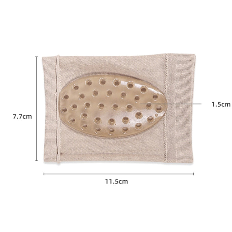 2 Pairs Elastic Bandage Bow Socks Flat Foot Sports Non-Slip SEBS Arch Orthotic Pad Breathable Hole Foot Heart Pad, Size: Free Size