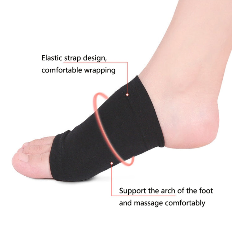 2 Pairs Elastic Bandage Bow Socks Flat Foot Sports Non-Slip SEBS Arch Orthotic Pad Breathable Hole Foot Heart Pad, Size: Free Size