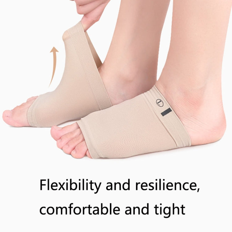 2 Pairs Elastic Bandage Bow Socks Flat Foot Sports Non-Slip SEBS Arch Orthotic Pad Breathable Hole Foot Heart Pad, Size: Free Size