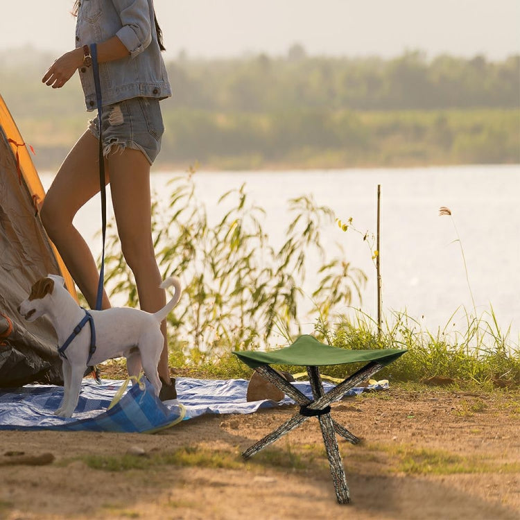 Outdoor Triangle Stool Camp Waterproof Canvas Portable DIY Chair Scorpion Fishing Stool