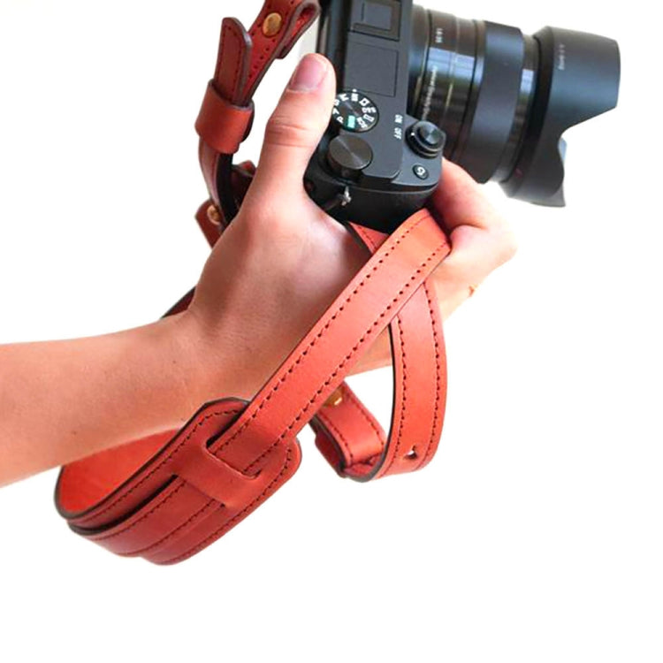 Cowhide Leather Camera Shoulder Hanging Neck Winding Strap