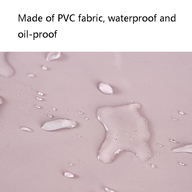 2 PCS Kitchen Hand Wipe Apron Waterproof Oil-Proof Home Work Clothes, Colour: Beauty coffee (Pink) + Sleeve