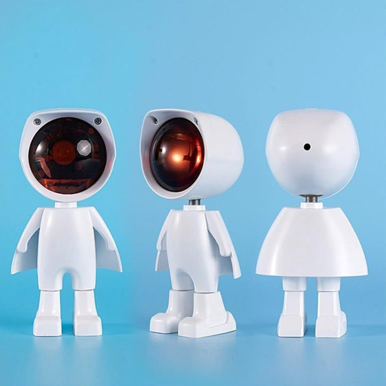 Mini Astronaut Robot Sunset Light Sunset Projection Light Atmosphere Light, Power Spec: Rechargeable