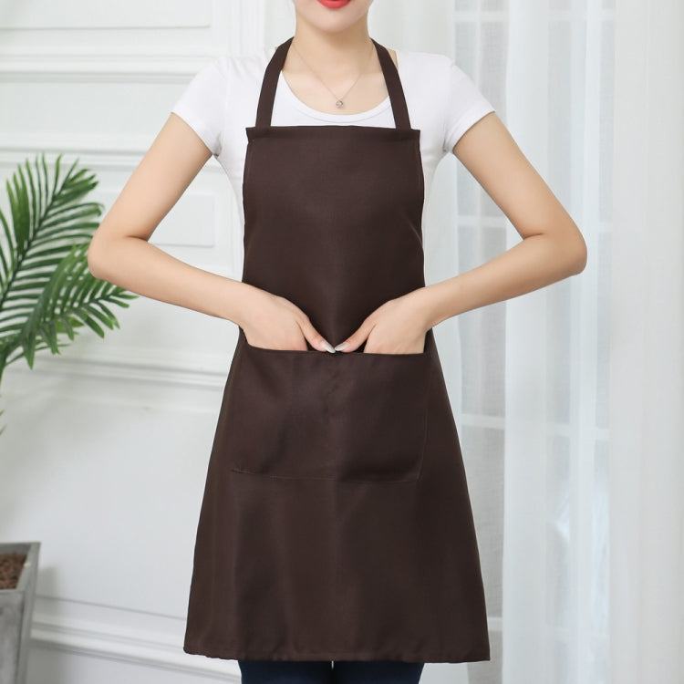 2 PCS 0058 Cafe Nail Shop Waterproof Apron Polyester Material Home Work Apron