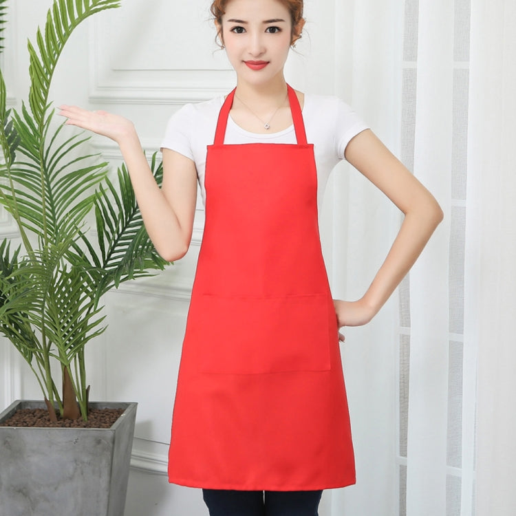2 PCS 0058 Cafe Nail Shop Waterproof Apron Polyester Material Home Work Apron