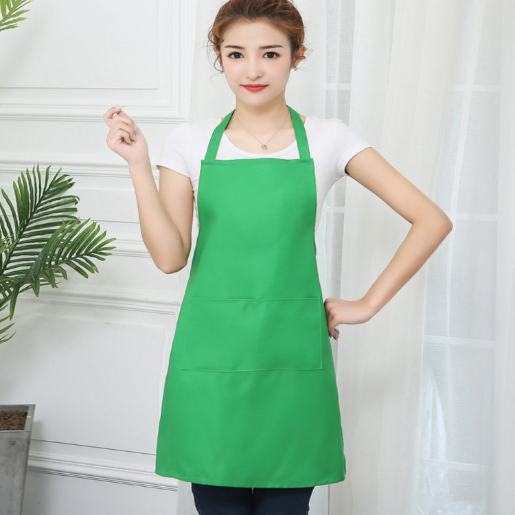 2 PCS 0058 Cafe Nail Shop Waterproof Apron Polyester Material Home Work Apron