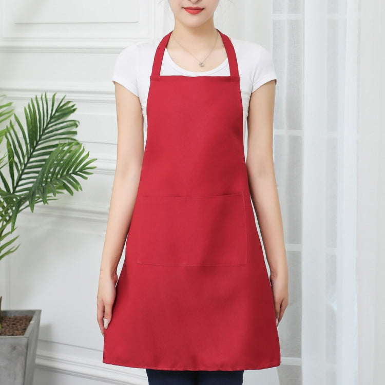 2 PCS 0058 Cafe Nail Shop Waterproof Apron Polyester Material Home Work Apron