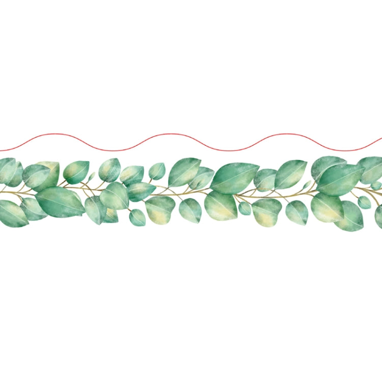 CM2108004 Border Sticker Eucalyptus Leaf Sticker Bulletin Board Blackboard Sticker, Size: 20mx7cm