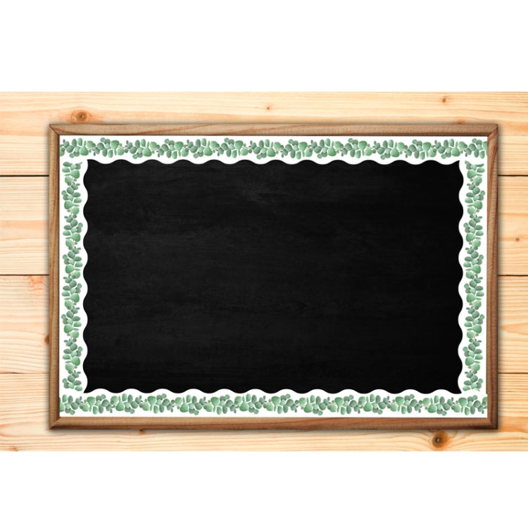 CM2108004 Border Sticker Eucalyptus Leaf Sticker Bulletin Board Blackboard Sticker, Size: 20mx7cm