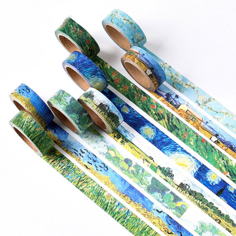 4 Rolls TS-MT001 Washi Hand Account Tape Photo Album Diary DIY Decorative Stickers