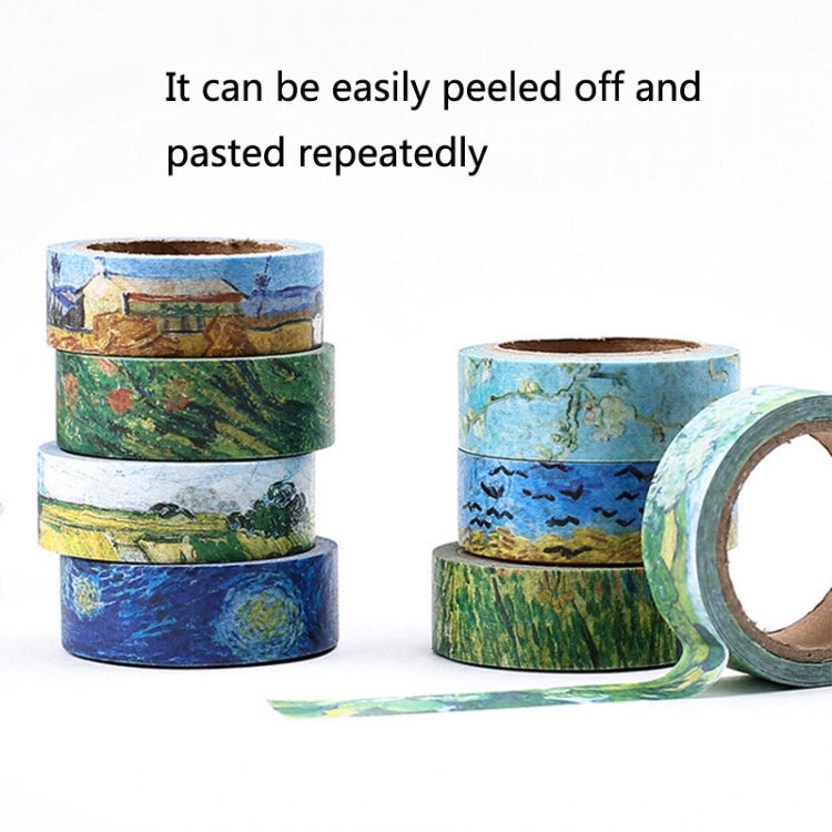 4 Rolls TS-MT001 Washi Hand Account Tape Photo Album Diary DIY Decorative Stickers