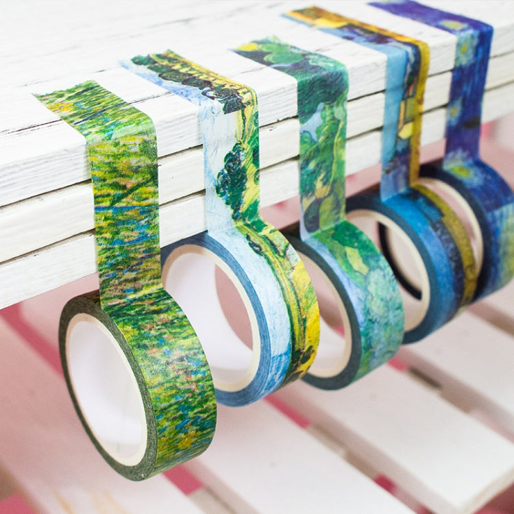 4 Rolls TS-MT001 Washi Hand Account Tape Photo Album Diary DIY Decorative Stickers