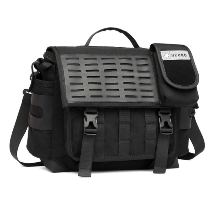Ozuko 9445 Men Oxford Cloth Messenger Bag Outdoor Waterproof Function Messenger Bag