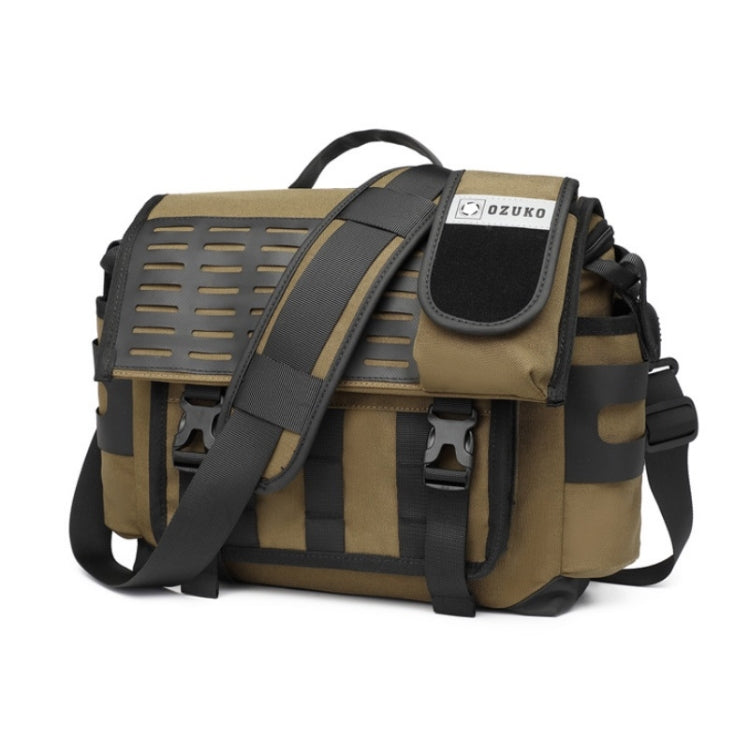 Ozuko 9445 Men Oxford Cloth Messenger Bag Outdoor Waterproof Function Messenger Bag