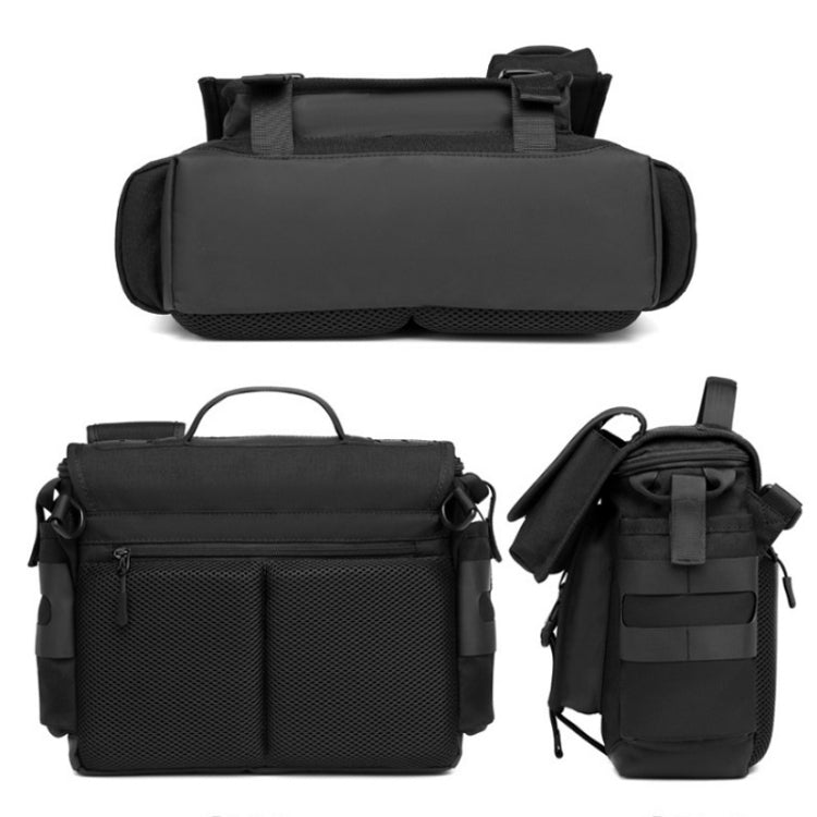 Ozuko 9445 Men Oxford Cloth Messenger Bag Outdoor Waterproof Function Messenger Bag
